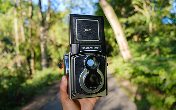 Half Rolleiflex, Half Fuji Instax: Mint TL70 Plus